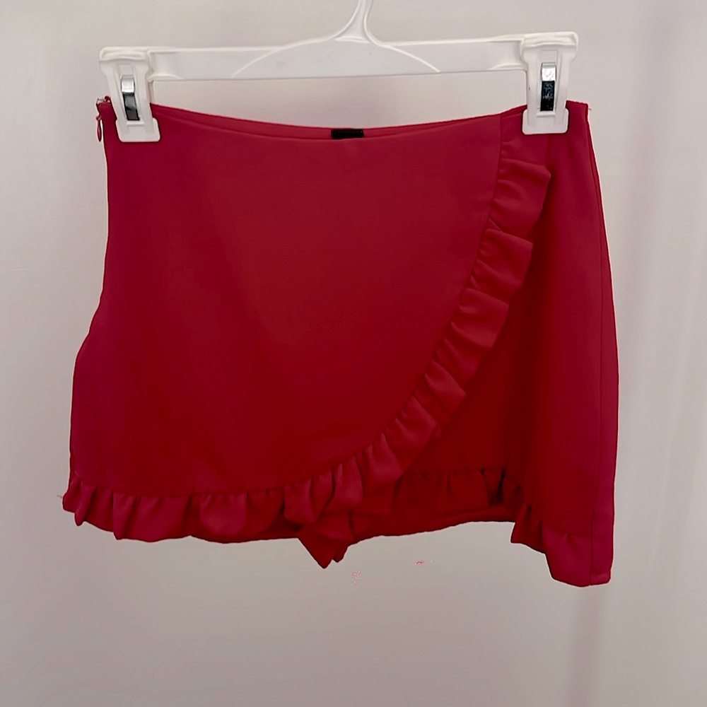 Ruffled skort